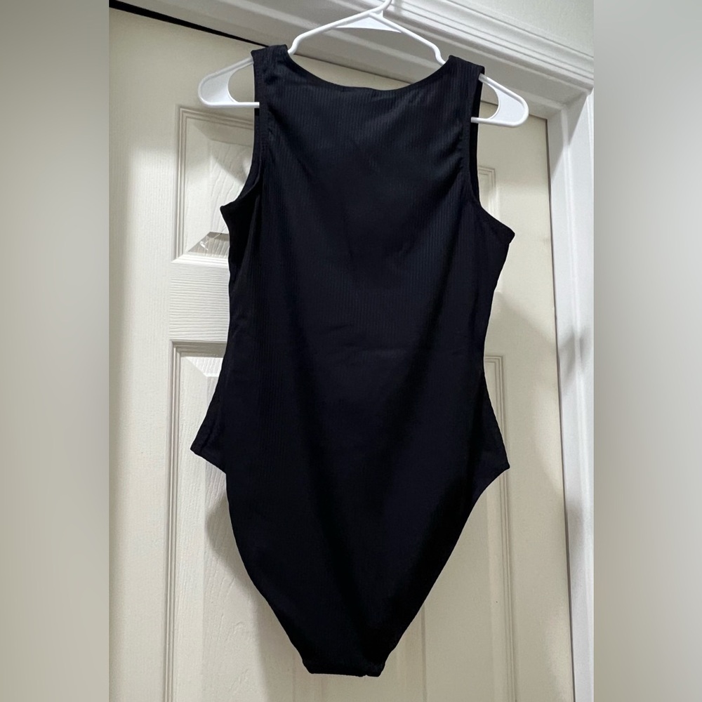 NEW Andie The Malibu One Piece Swimsuit in Black Sz Large - Picture 3 of 6
